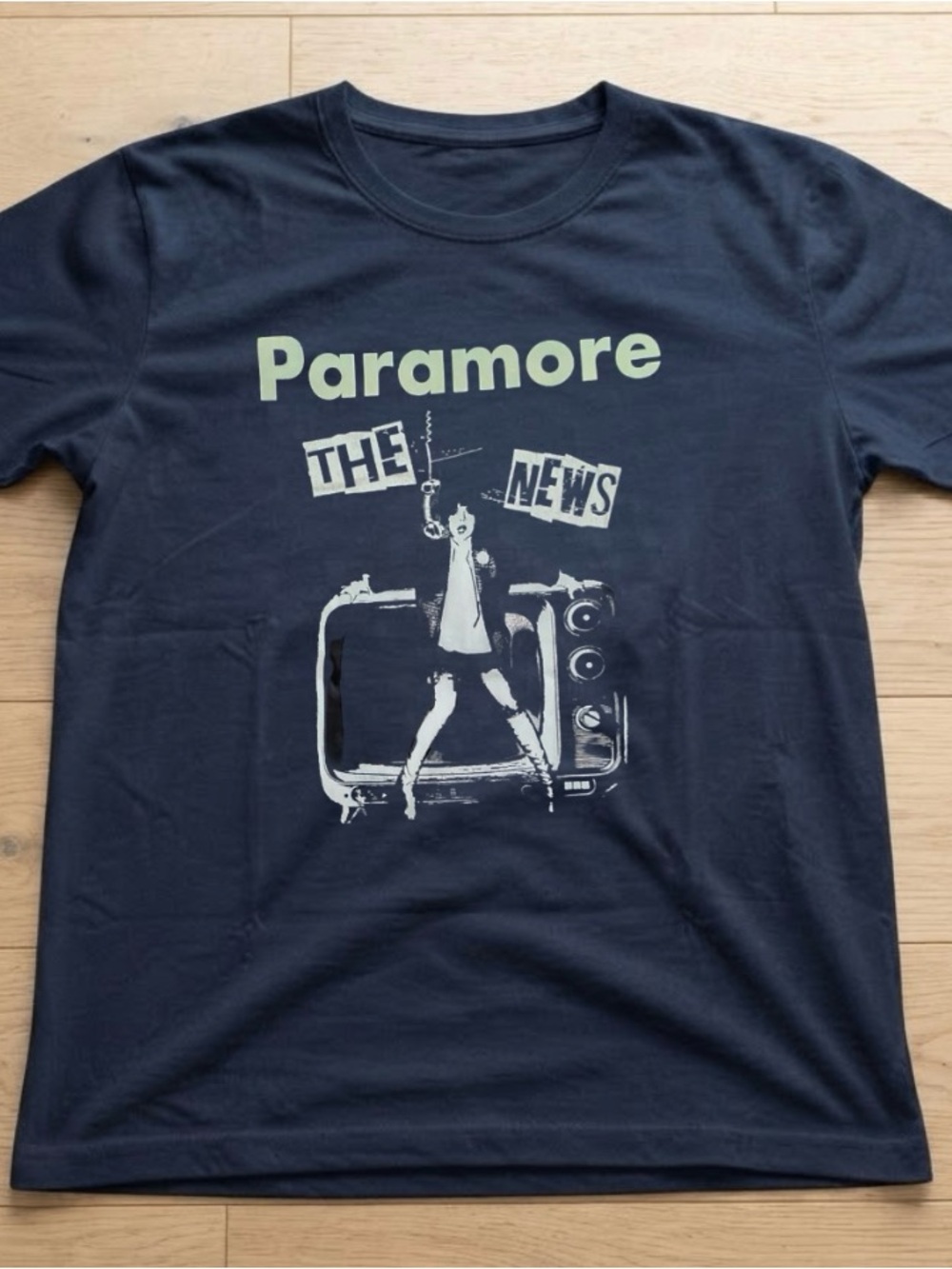 Paramore The News TV Sword Graphic Shirt